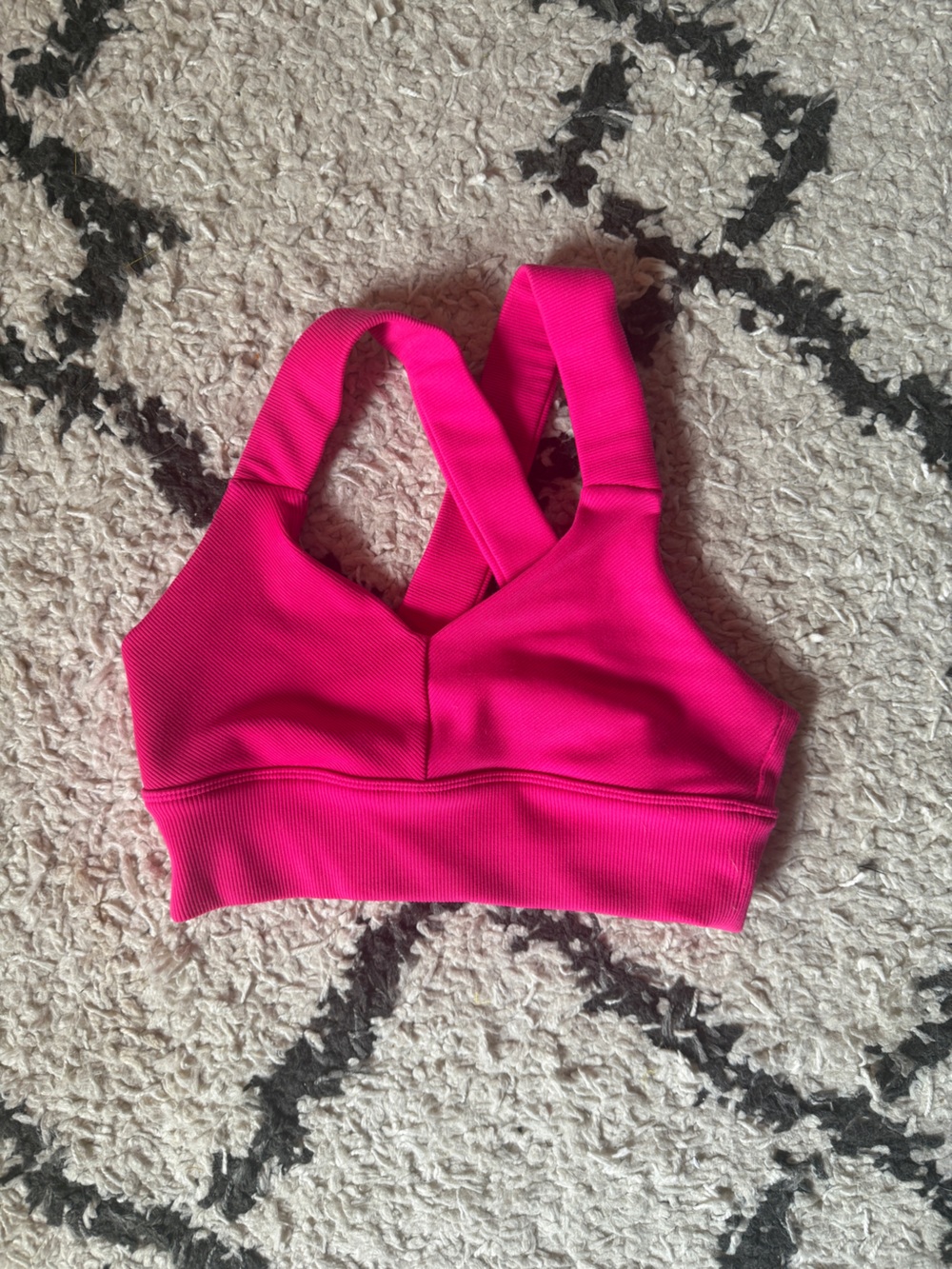 ALO Yoga Emulate Bra in Pink